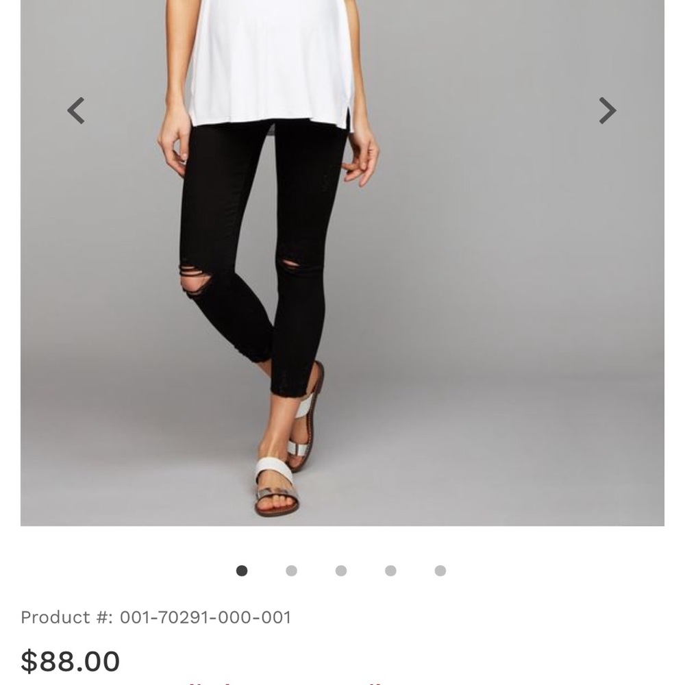 Articles of Society Maternity Cropped Jeans